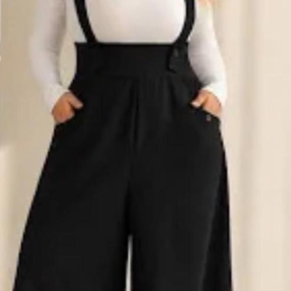 Forever-21-plus Women's Black Jumpsuit